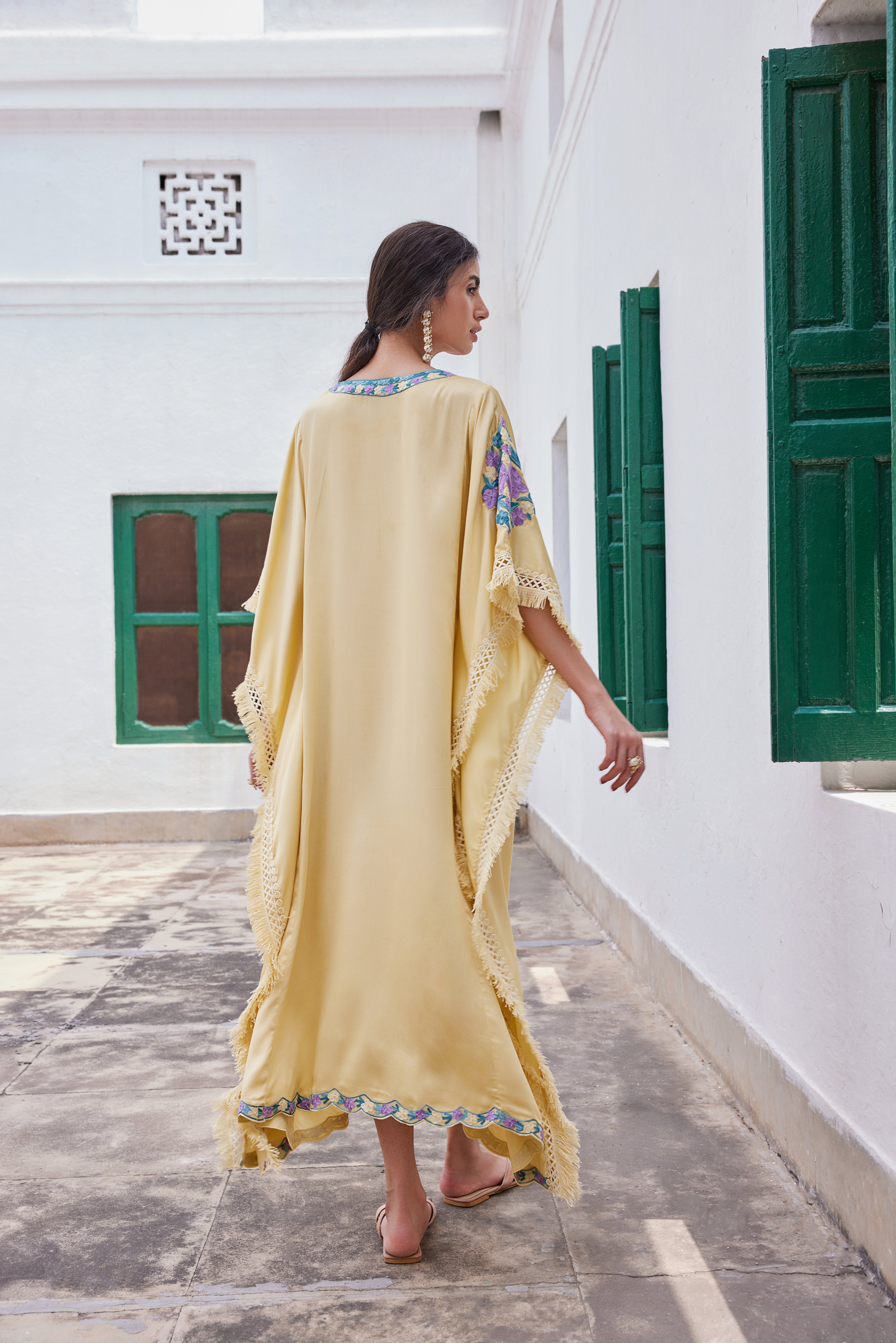 Lemon Yellow Kaftan