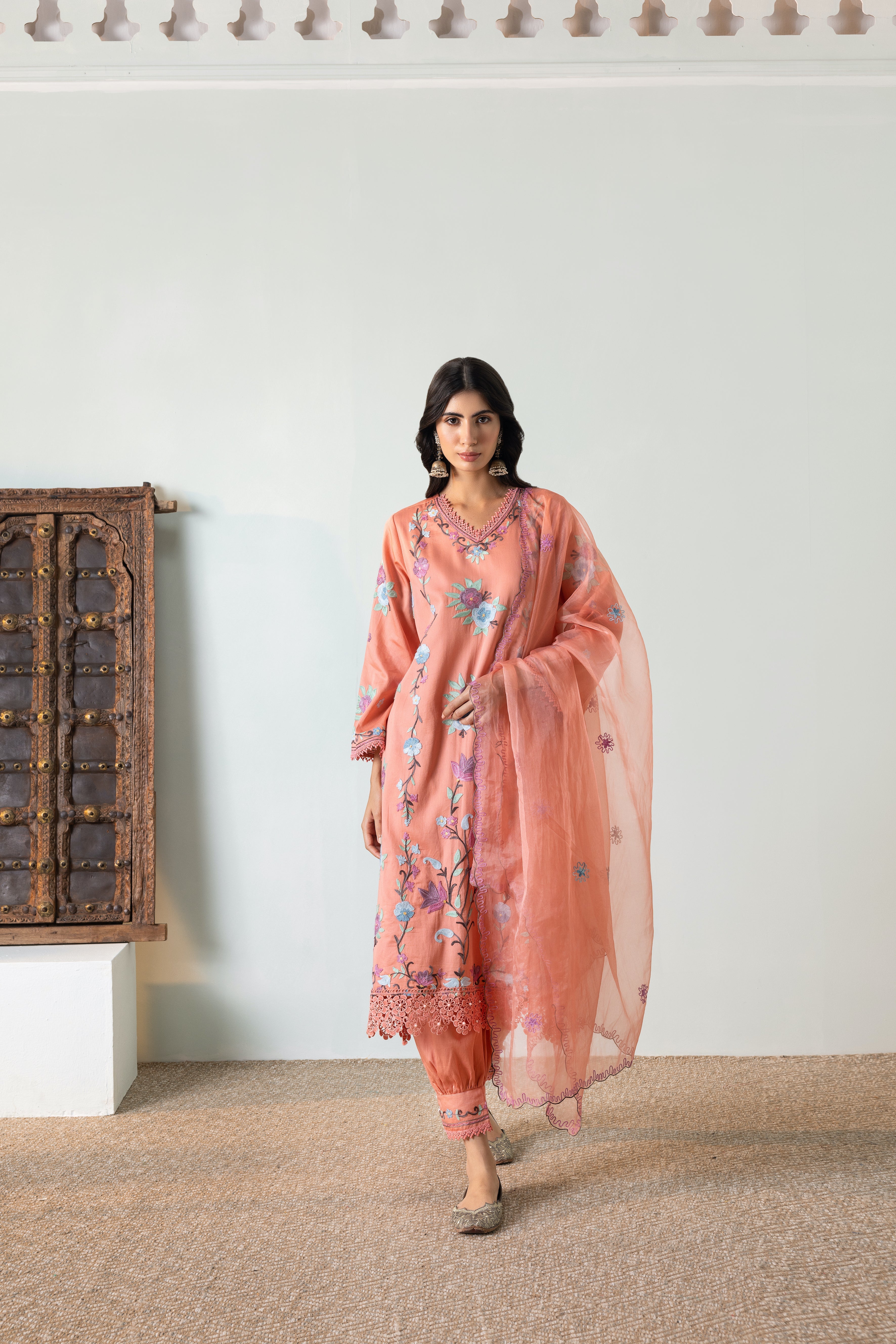 Amer Cotton Pheran Set