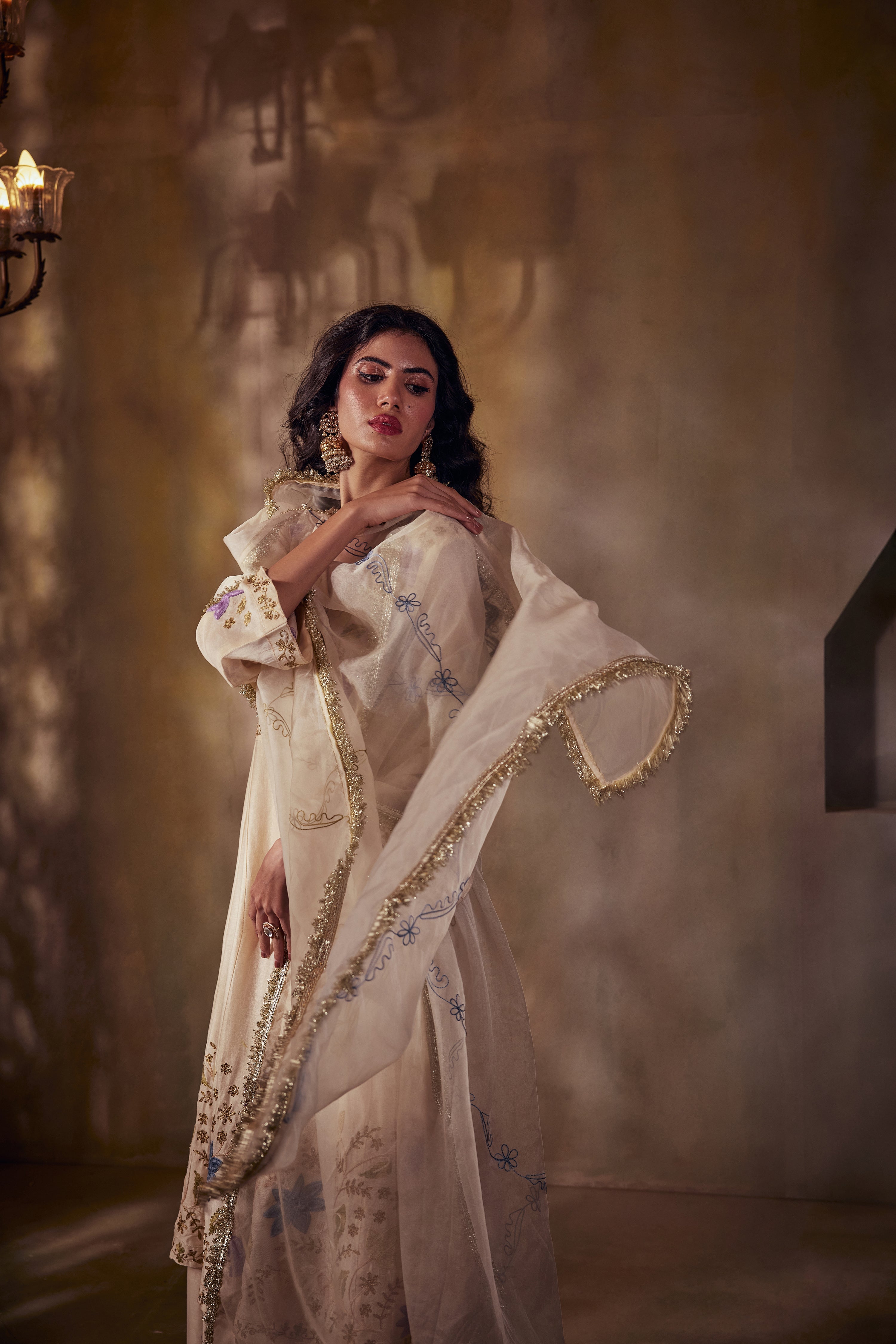 Chandni Raat Ivory Anarkali