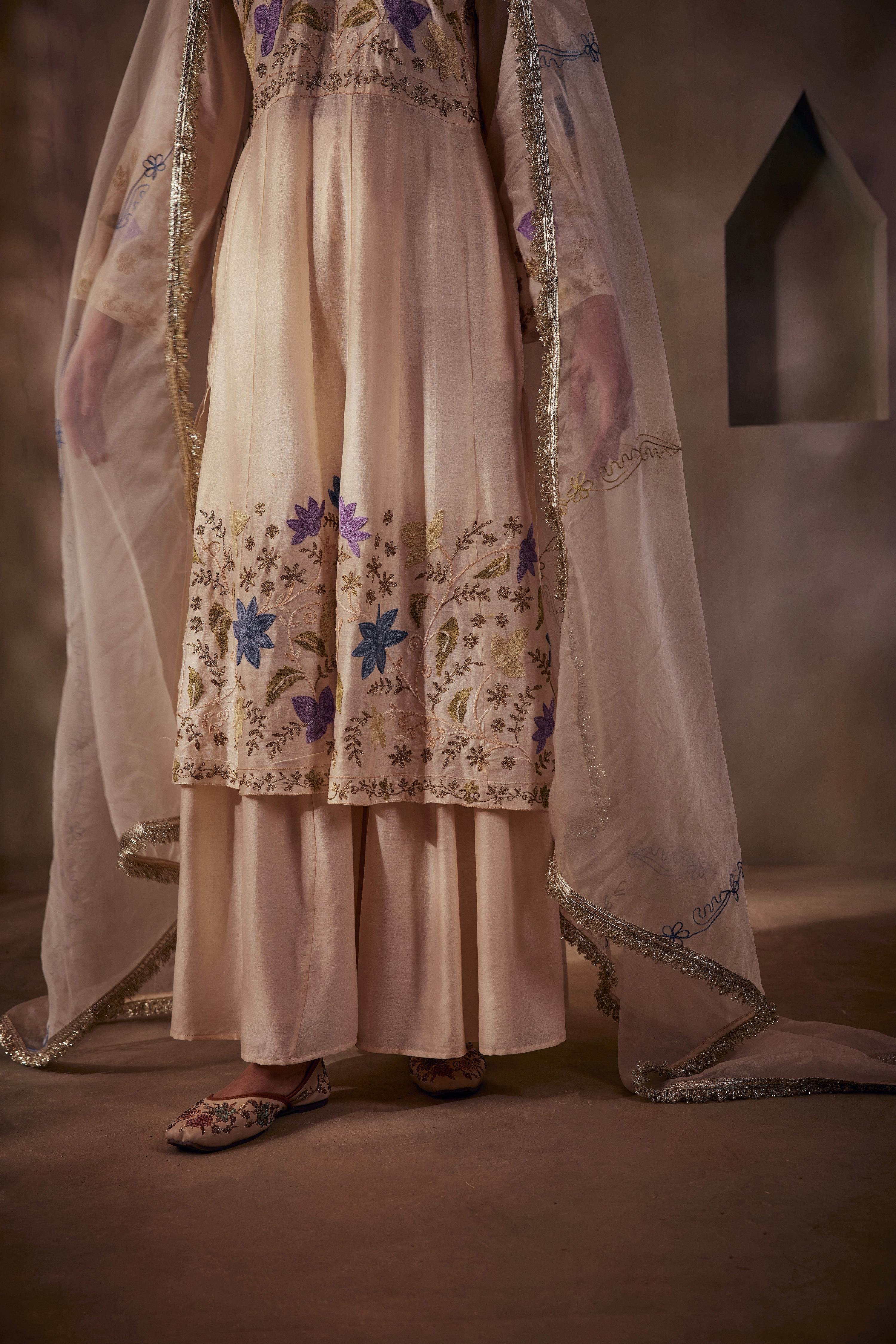 Chandni Raat Ivory Anarkali