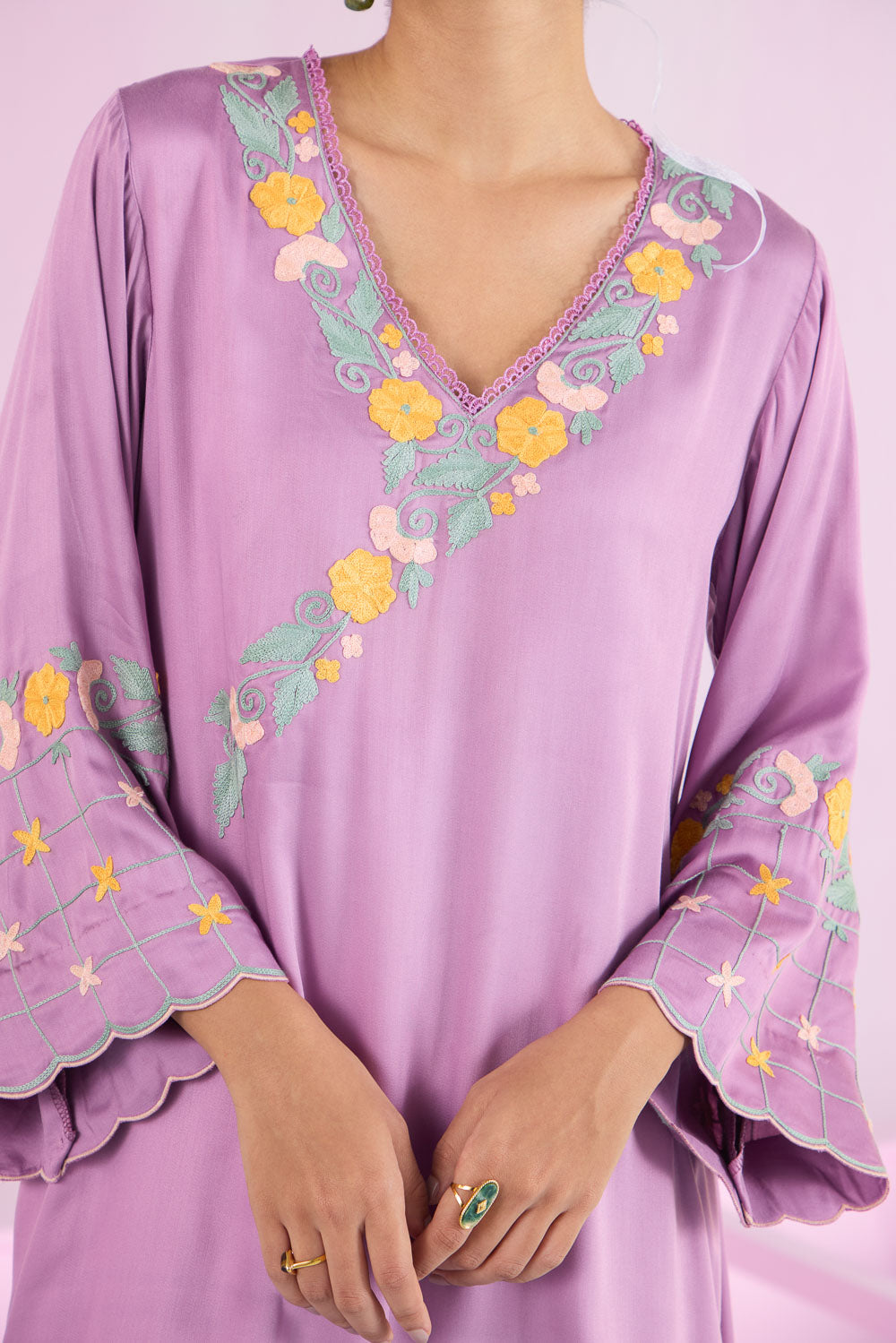 Lavender Love Kurta Set