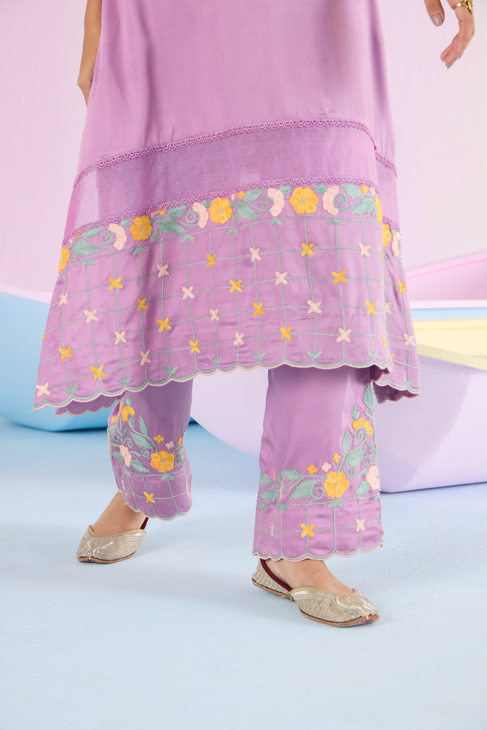 Lavender Love Kurta Set