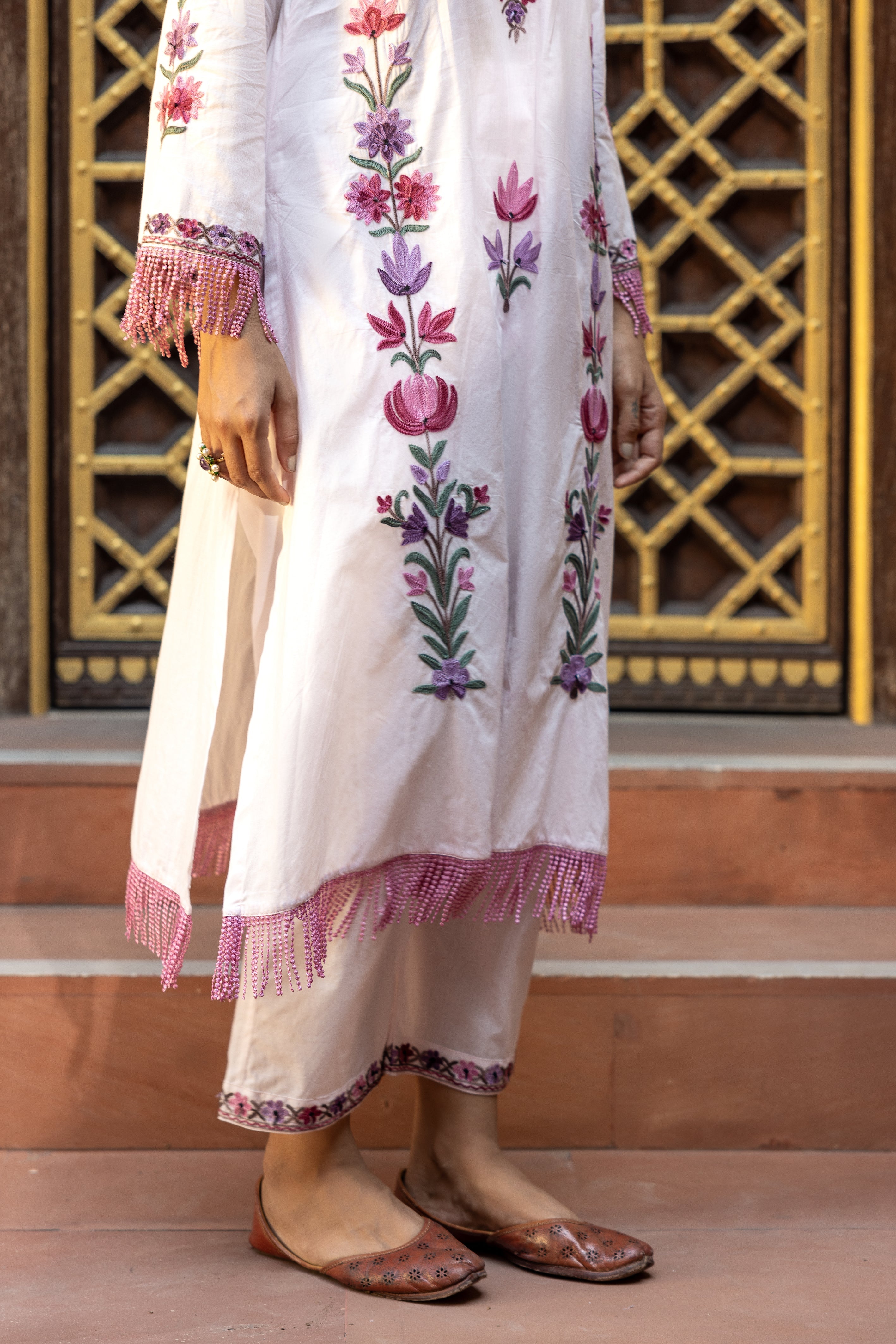 Birthday Edition Blush Cotton Kurta Set